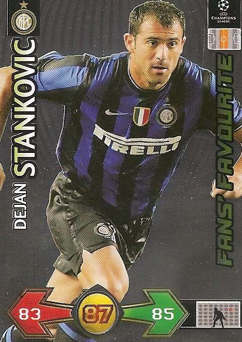CHAMPIONS LEAGUE S/STRIKES UPDATES 2009/10 - DEJAN STANKOVIC FANS FAVOURITE CARD