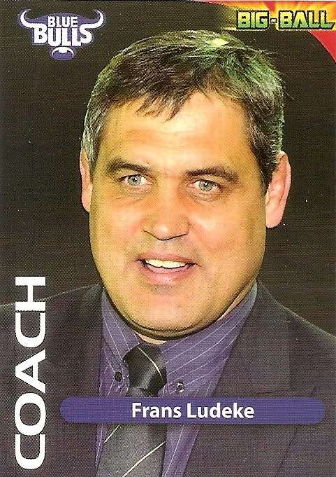 2010 BIG BALL RUGBY COLLECTION - FRANS LUDEKE COACH TRADING CARD BB39