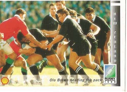 ALL BLACKS - SPORTS DECK "RUGBY WORLD CUP 95" -  BASE TRADING CARD 204