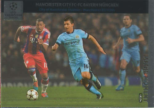 BAYERN MUNCHEN - CHAMPIONS LEAGUE "UPDATES" 2015 - "MAGIC MOMENTS" FOIL TRADING CARD U134