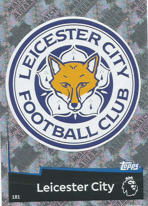 LEICESTER CITY FC - MATCH ATTAX 2018/2019 - SILVER "CLUB BADGE" TRADING CARD