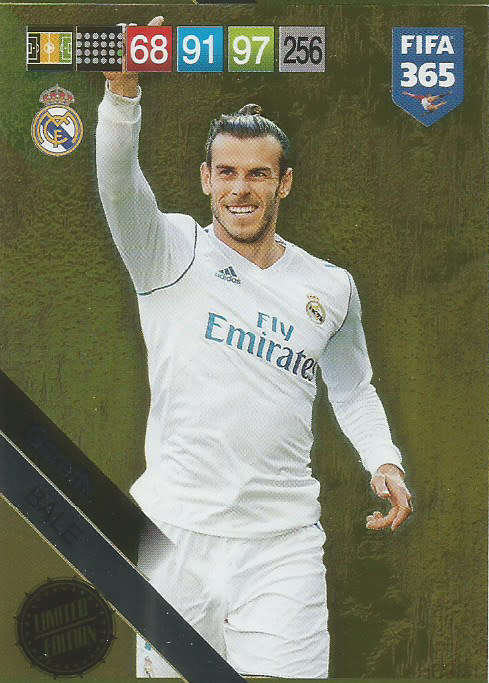 GARETH BALE - FIFA 365 2019 EDITION - PANINI 2019 - GOLD FOIL `LIMITED EDITION` TRADING CARD
