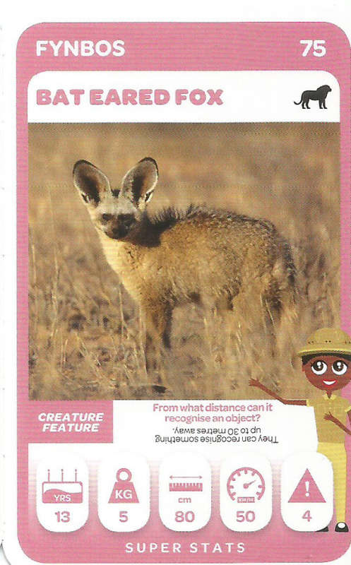 PICK n PAY "SOUTH AFRICAN SUPER ANIMALS" SERIES 2  - TRADING CARD 75