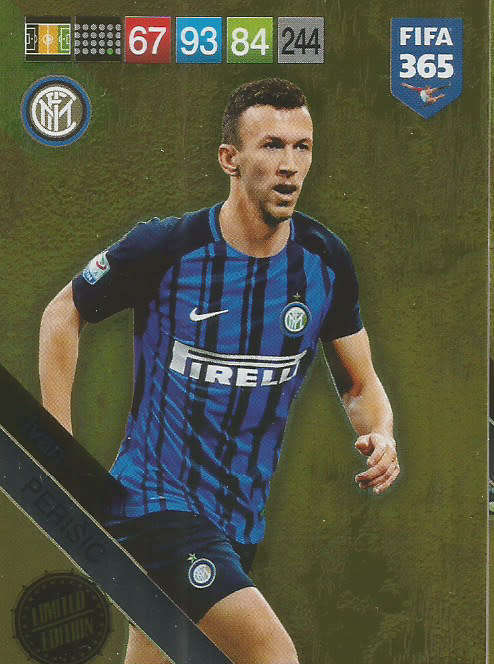 IVAN PERISIC - FIFA 365 2019 EDITION -  - GOLD FOIL `LIMITED EDITION` TRADING CARD