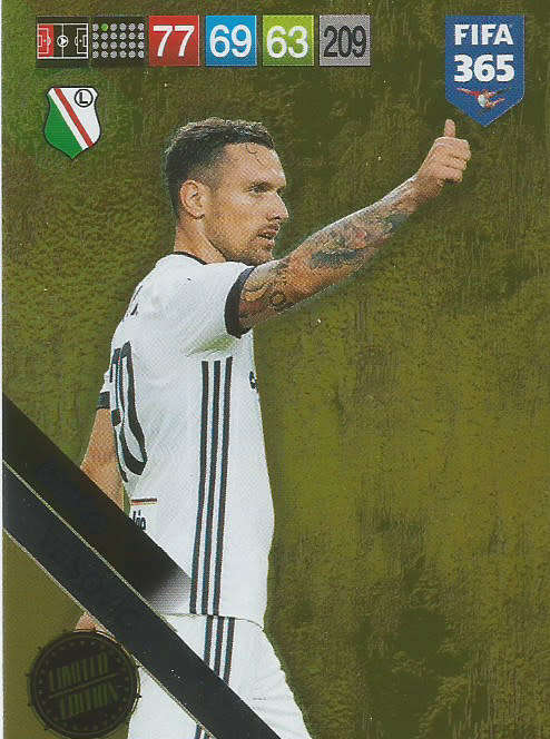 MARCO VESOVIC - FIFA 365 2019 EDITION -  - GOLD FOIL `LIMITED EDITION` TRADING CARD