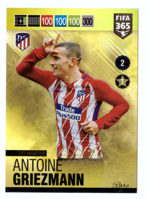 ANTOINE GRIEZMANN - FIFA 365 2019 EDITION - PANINI 2019 - GOLD FOIL `TOP MASTER` TRADING CARD 5