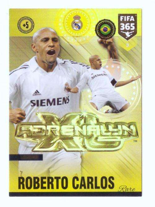 ROBERTO CARLOS - FIFA 365 2019 EDITION - PANINI 2019 - GOLD FOIL `LEGEND MASTER` TRADING CARD 3