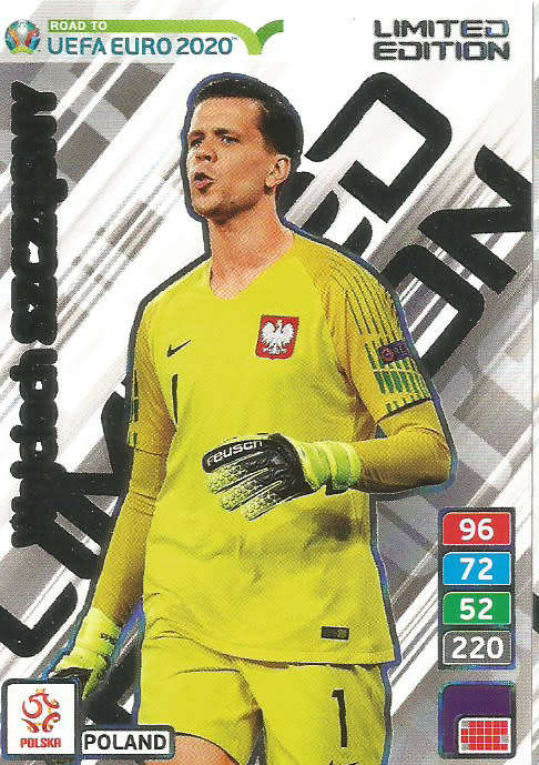 W. SZCZESNY - PANINI "ROAD TO EURO 2020"  - "LIMITED EDITION" TRADING CARD
