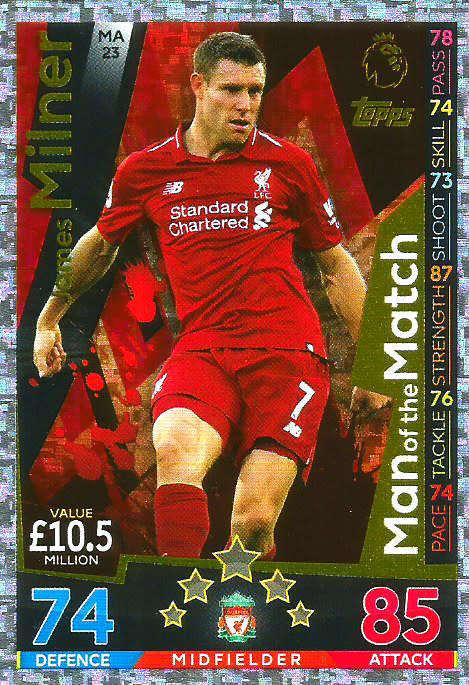 LIVERPOOL FC - MATCH ATTAX EXTRA 2019 - COMPLETE SET of 9 "BASE & FOIL"  TRADING CARD SET