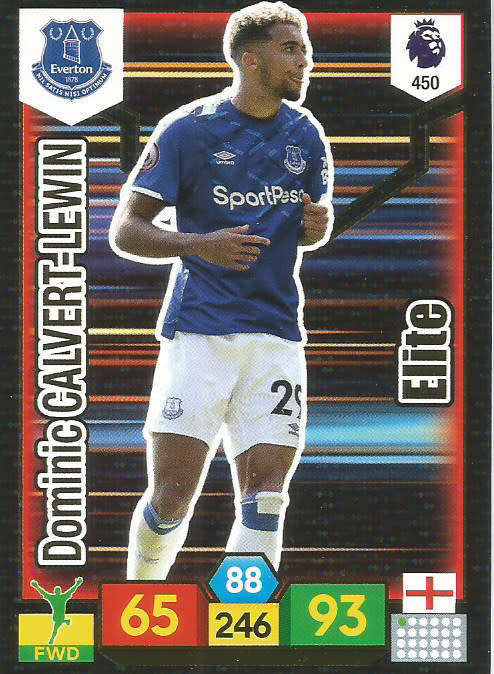 DOMINIC LEWIN - EPL ADRENALYN XL 2019/20 - FOIL "ELITE" TRADING CARD 450