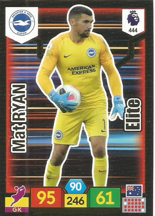 MATT RYAN - EPL ADRENALYN XL 2019/20 - FOIL "ELITE" TRADING CARD 444
