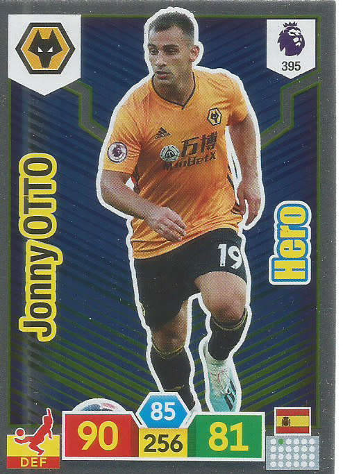 JONNY OTTO - EPL ADRENALYN XL 2019/20 - FOIL "HERO" TRADING CARD 395
