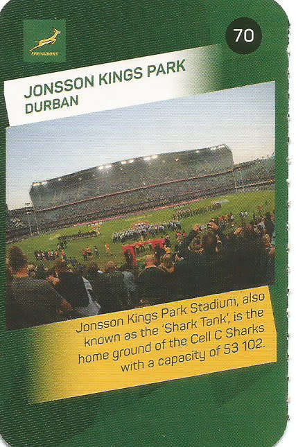 KINGS PARK STADIUM -  2019 Pick n Pay Rugby World Cup  COLLECTION CARD 70
