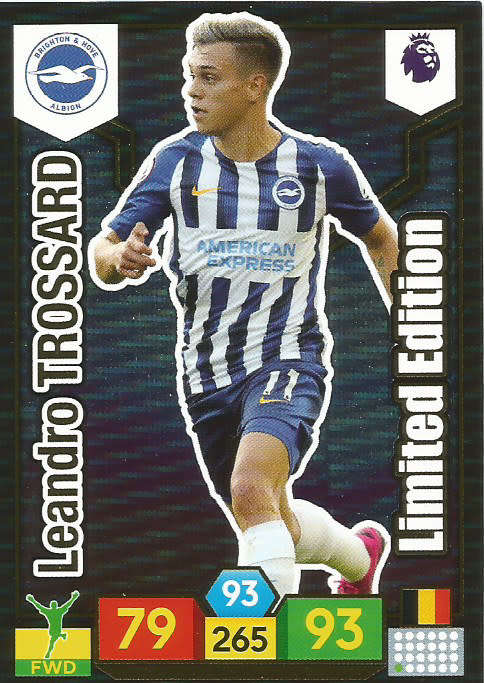 LEANDRO TROSSARD -ENGLISH PREMIER LEAGUE 2019/20 - "LIMITED EDITION" TRADING CARD