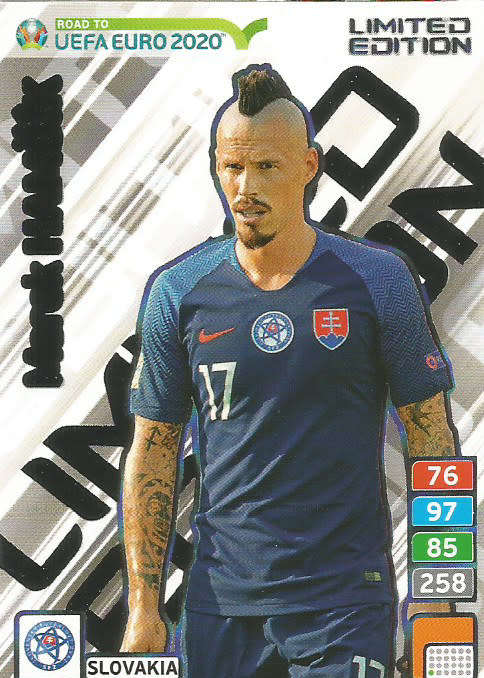 MAREK HAMSIK  - PANINI "ROAD TO EURO 2020"  - "LIMITED EDITION" TRADING CARD
