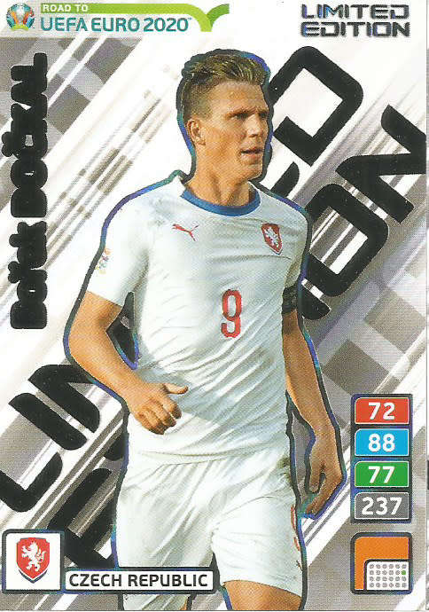 BOFEK DOCKAL  - PANINI "ROAD TO EURO 2020"  - "LIMITED EDITION" TRADING CARD