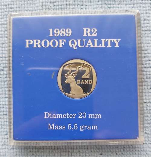 SA MINT - 1989 R2 NICKEL PROOF - IN BOX