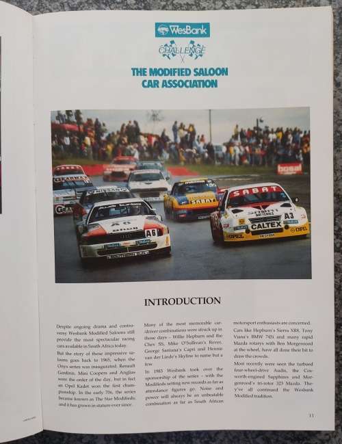 MOTORSPORT - RACELINES - COMPREHENSIVE GUIDE on SOUTH AFRICAN MOTORSPORT 1990 - by FAULDS