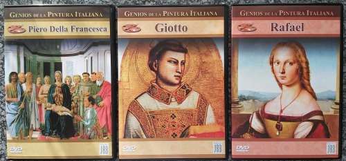 GENIUS ITALIAN PAINTERS - RARE BOX SET of 7 DVD with the 7 FAMOUS ITALIAN PAINTERS - English/Spanish