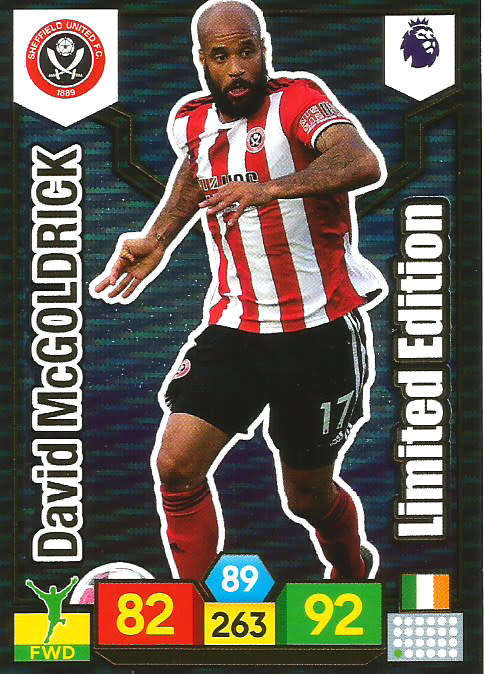 DAVID McGOLDRICK - ENGLISH PREMIER LEAGUE 2019/20 - "LIMITED EDITION" TRADING CARD