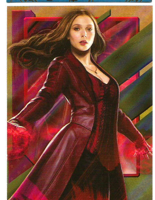 SCARLET WITCH - MARVEL "MARVEL CIVIL WAR 2016" - "FOIL" TRADING CARD