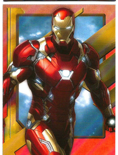 IRONMAN - MARVEL "MARVEL CIVIL WAR 2016" - "FOIL" TRADING CARD