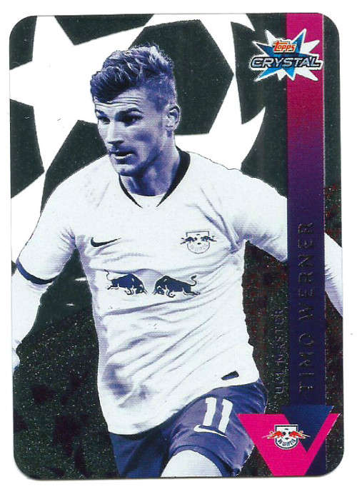 TIMO WERNER - TOPPS `CRYSTAL` 2020 - ULTRA CLEAR `MASTER` TRADING CARD 118