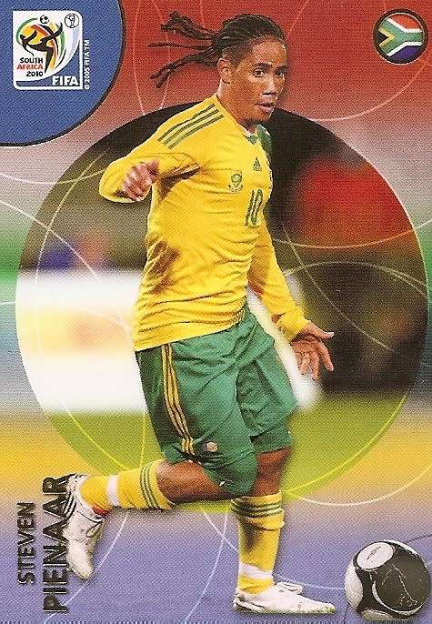 STEVEN PIENAAR - FIFA W/CUP 2010 ADRENALYN PREMIUM - "BASE" TRADING CARD