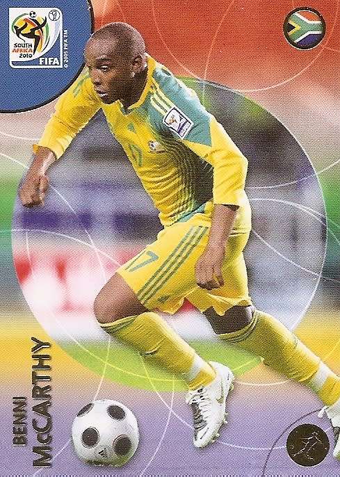 BENNY McCARTHY - FIFA W/CUP 2010 ADRENALYN PREMIUM - "BASE" TRADING CARD