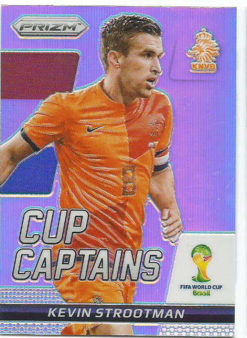 KEVIN STROOTMAN - FIFA WORLD CUP 2014 `PRIZM PARALLEL` `CUP CAPTAIN ` TRADING CARD 17
