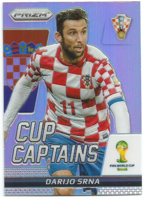 DARIJA SRNA - FIFA WORLD CUP 2014 `PRIZM PARALLEL` `CUP CAPTAIN ` TRADING CARD 6
