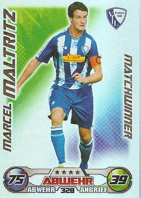 MARCEL MALTRITZ - MATCH ATTAX 2009/10 BUNDESLIGA - "MATCHWINNER" FOIL TRADING CARD