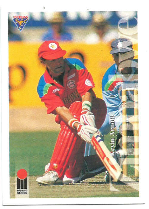 KEVIN ARNOTT "ZIMBABWE" - FUTERA 94 WORLD SERIES COLLECTION - CRICKET TRADING CARD