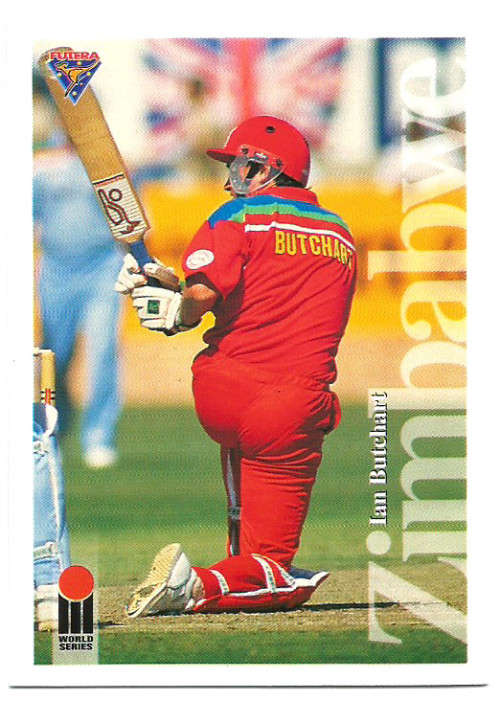IAN BUTCHART "ZIMBABWE" - FUTERA 94 WORLD SERIES COLLECTION - CRICKET TRADING CARD