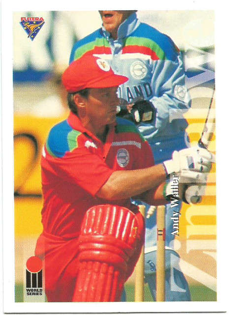 ANDY WALLER "ZIMBABWE" - FUTERA 94 WORLD SERIES COLLECTION - CRICKET TRADING CARD