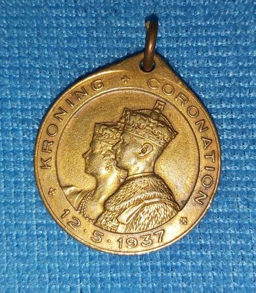 UNION of SOUTH AFRICA - "GEORGE VI CORONATION 12/5/1937" - CORONATION MEDAL