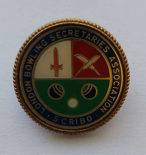 LONDON BOWLING SECRETARIES  - LAPEL BADGE