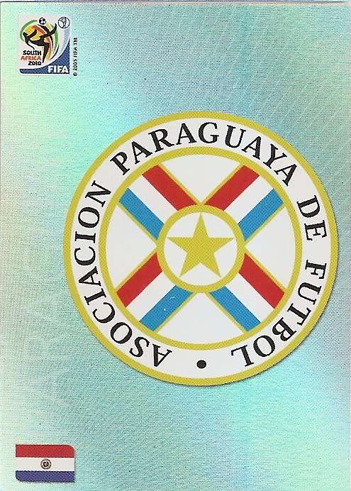 FIFA W/CUP 2010  PREMIUM - PARAGUAY "TEAM EMBLEM" TRADING CARD