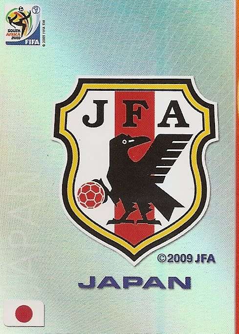 FIFA W/CUP 2010  PREMIUM - JAPAN "TEAM EMBLEM" TRADING CARD