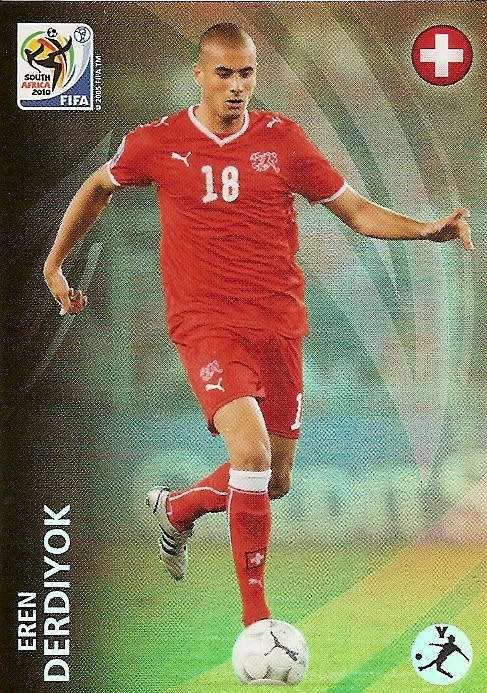 2010 FIFA W/CUP PREMIUM - EREN DERDIYOK "RAINBOW FOIL" CARD