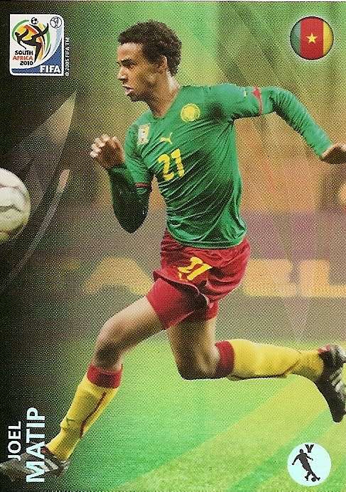 2010 FIFA W/CUP PREMIUM - JOEL MATIP "RAINBOW FOIL" TRADING CARD