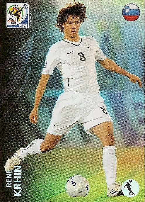 2010 FIFA W/CUP PREMIUM - RENE KRHIN "RAINBOW FOIL" TRADING CARD