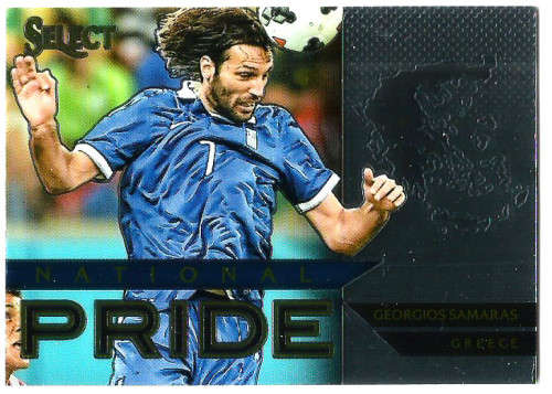 GIORGIOS SAMARAS - PANINI "PRIZM SELECT 2015"  - "NATIONAL PRIDE" TRADING CARD 21