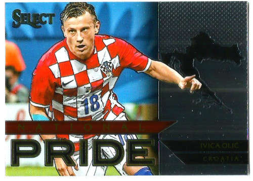 IVICA OLIC - PANINI "PRIZM SELECT 2015"  - "NATIONAL PRIDE" TRADING CARD 14