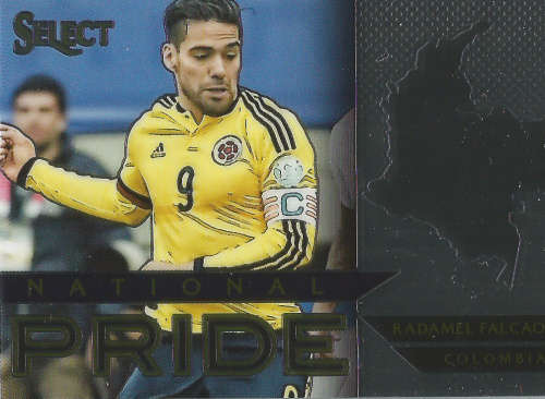 FALCAO - PANINI "PRIZM SELECT 2015"  - "NATIONAL PRIDE" TRADING CARD 12
