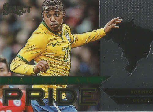 ROBINHO - PANINI "PRIZM SELECT 2015"  - "NATIONAL PRIDE" TRADING CARD 6