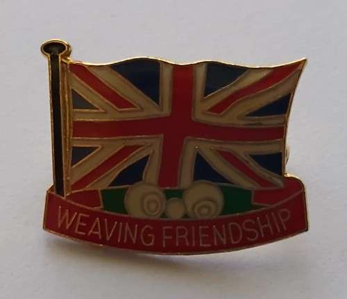 ENGLAND BOWLS - LAPEL PIN 22mm BADGE