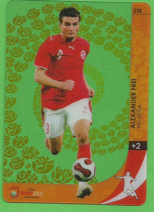 ALEX FREI - PANINI EURO 2008 OFFICAL COLLECTION - "ULTRA ACETATE" TRADING CARD 218