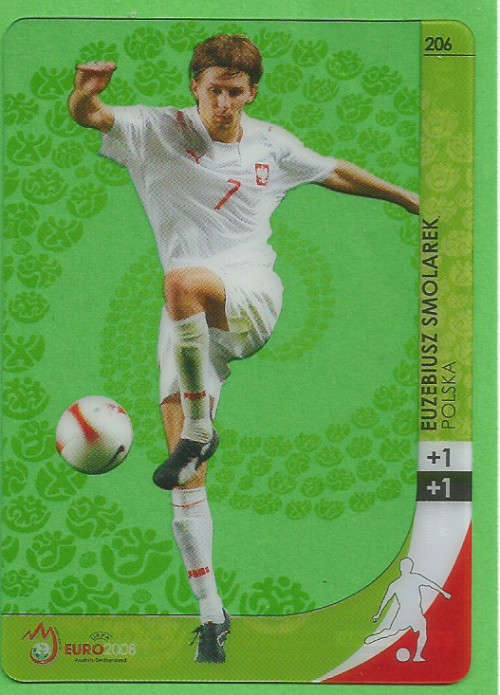 EUZEBIUSZ SMOLAREK - PANINI EURO 2008 OFFICAL COLLECTION - "ULTRA ACETATE" TRADING CARD 206
