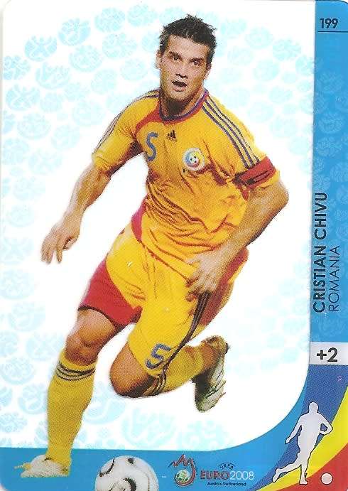 CHRISTIAN CHIVU - PANINI EURO 2008 OFFICAL COLLECTION - "ULTRA ACETATE" TRADING CARD 199